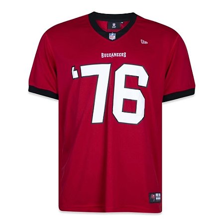 Camiseta Jersey New Era Tampa Bay Buccaneers Core Vermelho