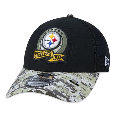Boné New Era Pittsburgh Steelers 940 Salute To Service