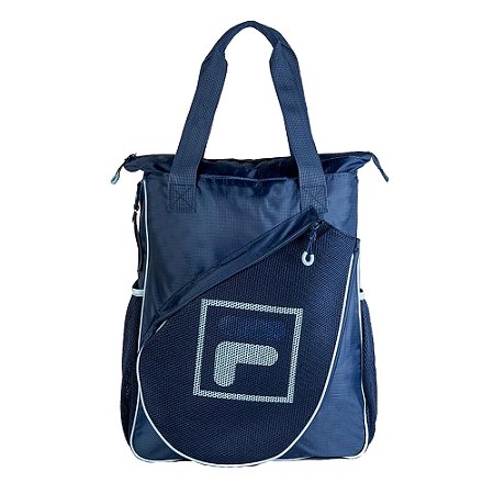 Bolsa De Ombro Fila Beach Tennis F Box Unissex Azul Marinho