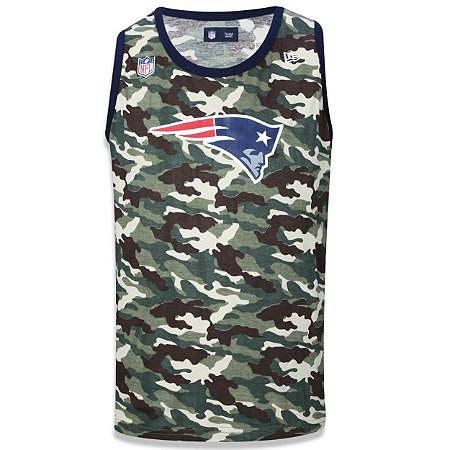 Regata New England Patriots Camuflada Team - New Era