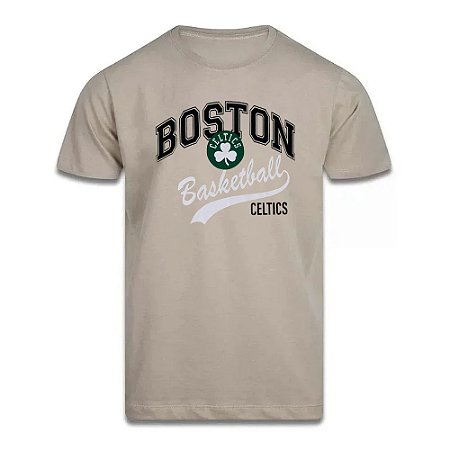 Camiseta NBA Boston Celtics Vintage Team Caqui