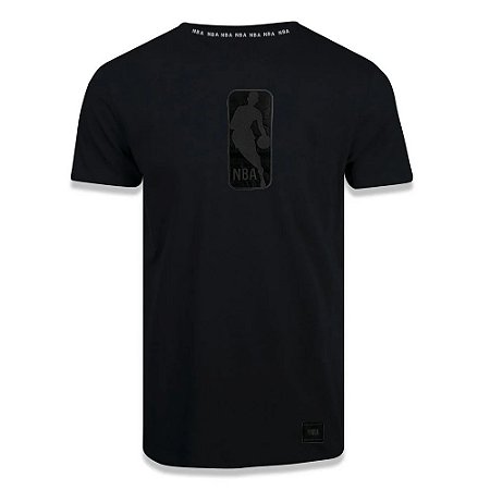 Camiseta Masculino NBA 3D Logoman Preto