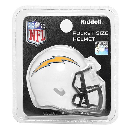 Mini Capacete Riddell Los Angeles Chargers Pocket Size