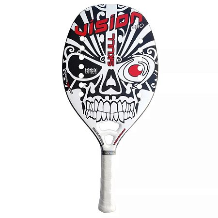 Raquete Beach Tennis Vision Skull Caveira