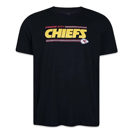Camiseta New Era Kansas City Chiefs Core Preto