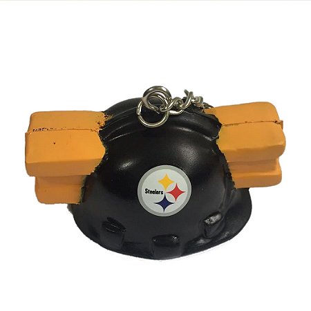 Chaveiro Pittsburgh Steelers Foam Head