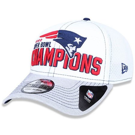 Boné New England Patriots 3930 5x Champion Branco - New Era