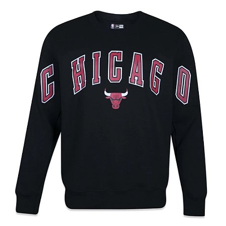 Moletom New Era Chicago Bulls Back To School Preto