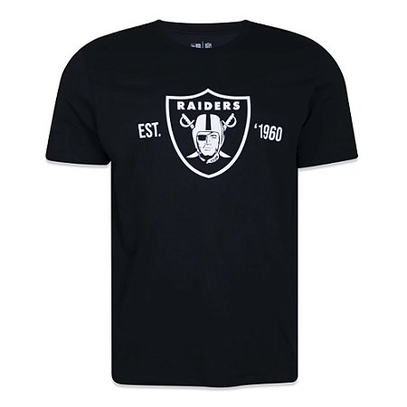 Camiseta New Era Las Vegas Raiders Core Preto