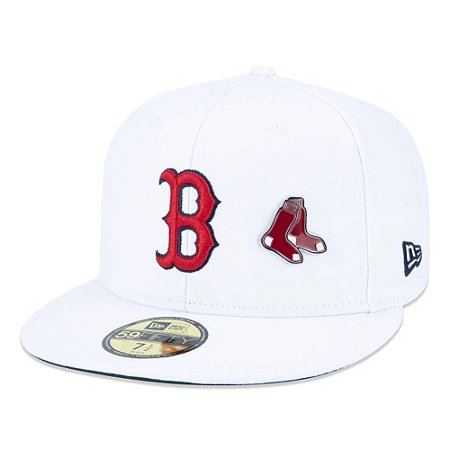 Boné New Era Boston Red Sox 5950 Core Branco