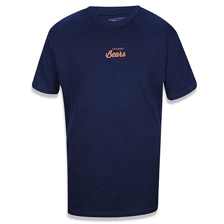 Camiseta Chicago Bears Script Azul - New Era