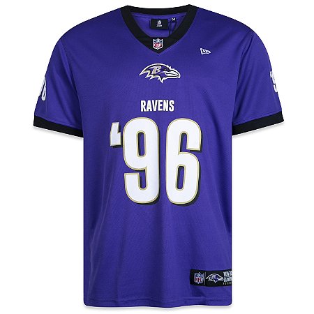 Camiseta Jersey New Era NFL Baltimore Ravens 96 Roxo