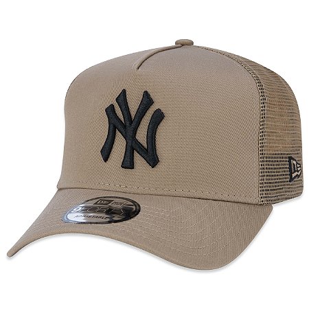 Boné New Era 940 A-Frame Trucker New York Yankees MLB Kaki