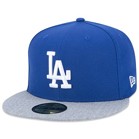 Boné New Era 5950 Fechado Los Angeles Dodgers MLB Azul
