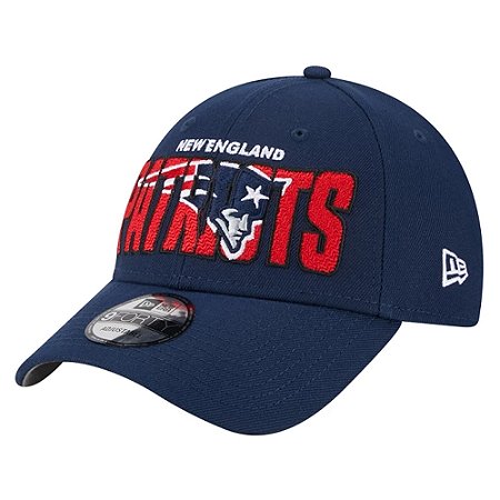 Boné New Era New England Patriots 940 NFL Draft Azul Marinho