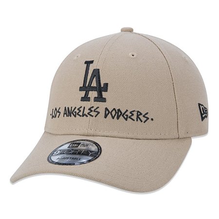 Boné New Era 940 Los Angeles Dodgers Old Culture Bege