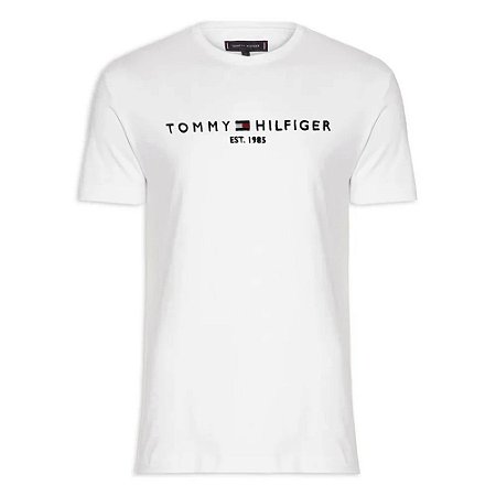 Camiseta Tommy Hilfiger AB Core Logo Tee Branco