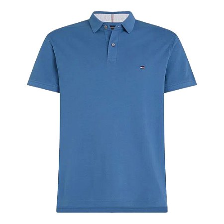 Camiseta Gola Polo Tommy Hilfiger 1985 Regular Azul
