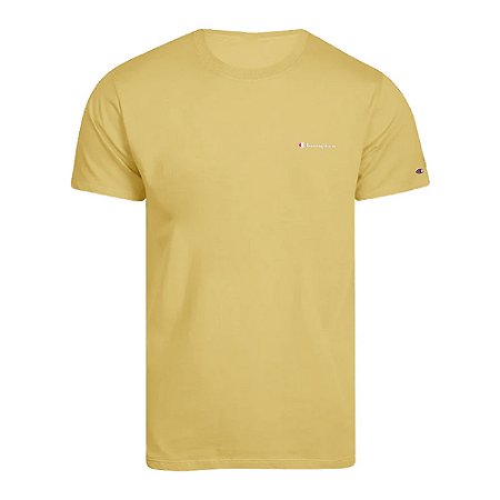 Camiseta Manga Curta Champion C Logo Ink Dourado