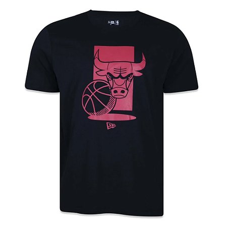 Camiseta New Era Chicago Bulls Core Silkada