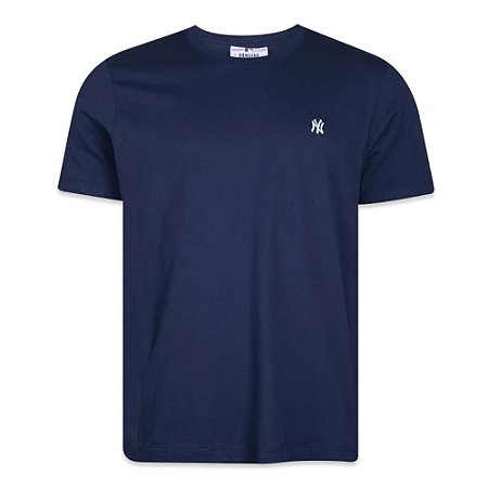 Camiseta New Era New York Yankees Mini Logo Azul Marinho