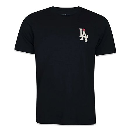 Camiseta New Era Los Angeles Dodgers Core Preto