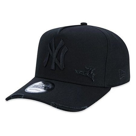 Boné New Era 940 A-Frame New York Yankees Destroyed Preto