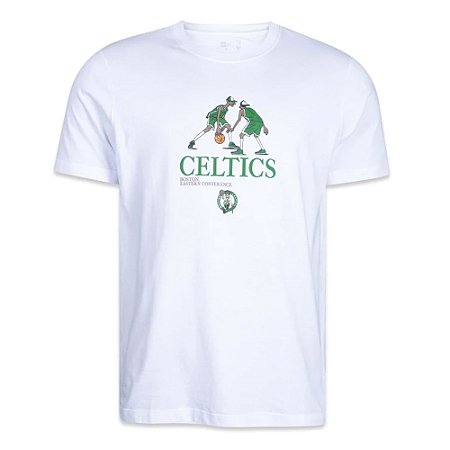 Camiseta New Era Boston Celtics Freestyle Branco