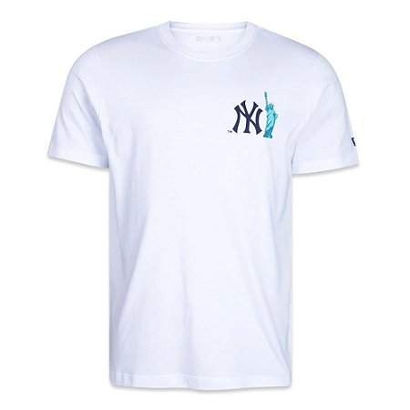 Camiseta New Era New York Yankees All Core Branco