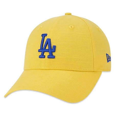 Boné Feminino New Era 940 Los Angeles Dodgers Amarelo