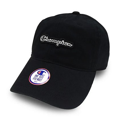 Boné Champion Garment Washed Relaxed Hat Azul Marinho
