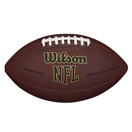 Bola de Futebol Americano Wilson NFL Super Grip Marrom