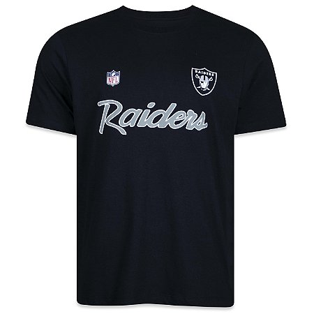 Camiseta New Era All Core Las Vegas Raiders NFL Preto