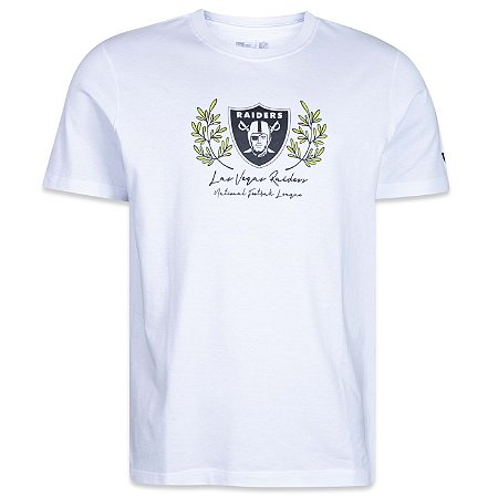 Camiseta New Era Las Vegas Raiders NFL Rooted Nature Branco