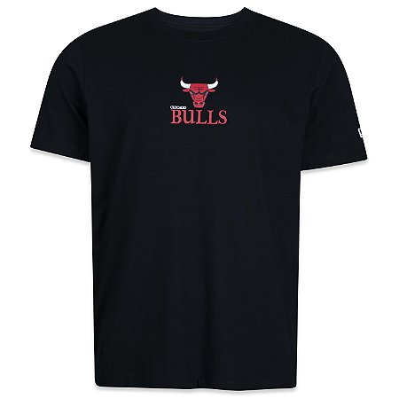 Camiseta New Era Freestyle Chicago Bulls NBA Preto