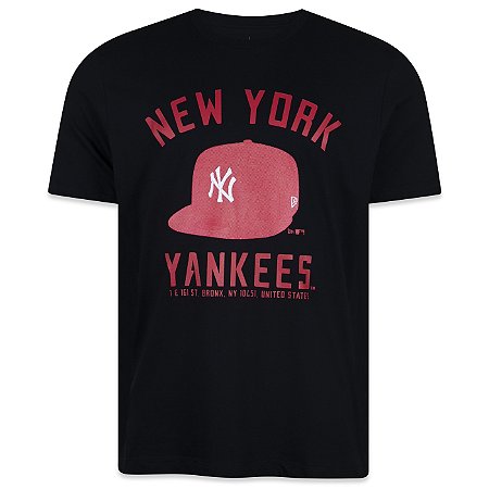 Camiseta New Era New York Yankees MLB Building Preto
