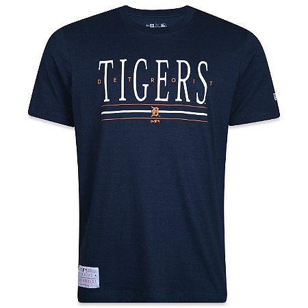 Camiseta New Era Detroit Tigers MLB Culture Azul Marinho