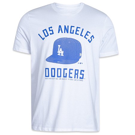 Camiseta New Era Los Angeles Dodgers MLB All Building Branco