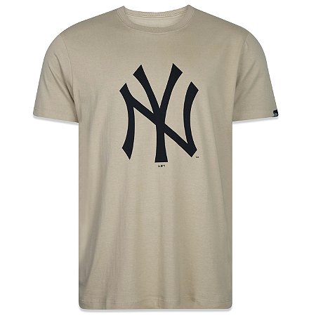 Camiseta New Era New York Yankees Logo MLB Kaki