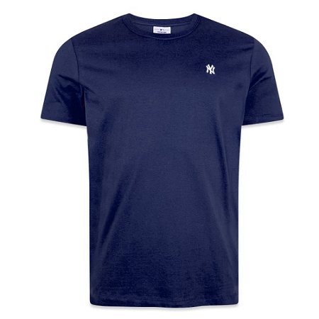 Camiseta New Era New York Yankees Mini Bordado Azul Marinho