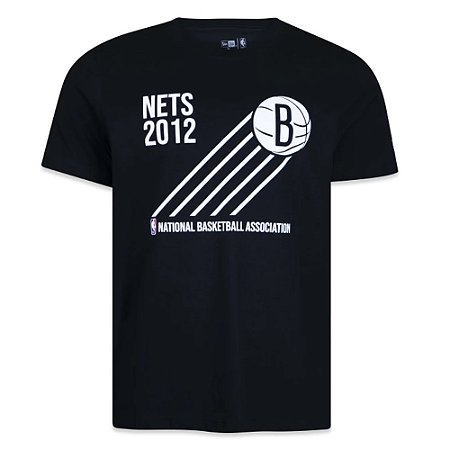 Camiseta New Era Los Angeles Clippers Core Ball Preto