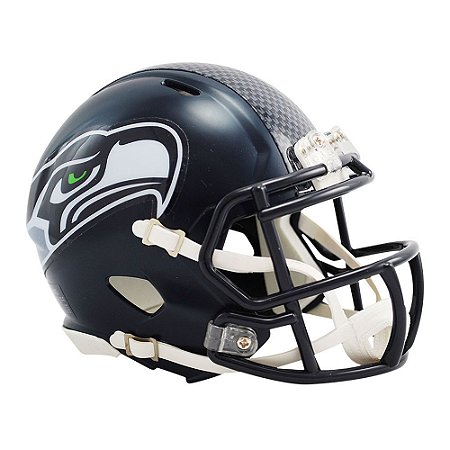 Capacete Riddell Seattle Seahawks Miniatura Revolution Speed