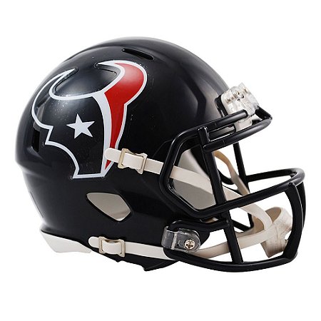 Capacete Riddell Houston Texans Miniatura Revolution Speed