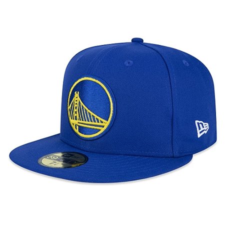 Boné New Era 5950 Golden State Warriors Fitted Azul