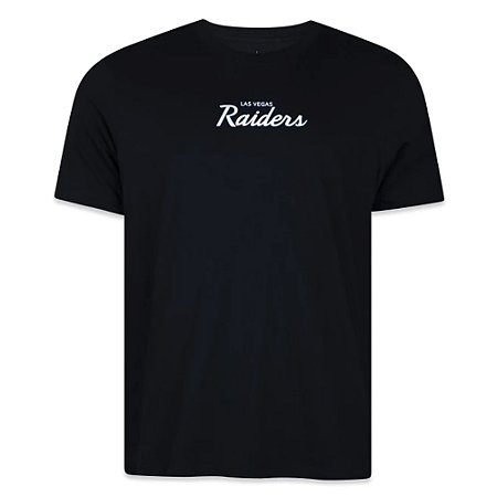 Camiseta New Era Las Vegas Raiders Core Name Preto