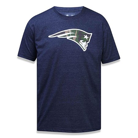 Camiseta New England Patriots Militar Logo - New Era