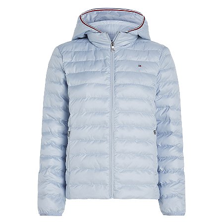 Jaqueta Puffer Tommy Hilfiger Feminina Padded Global Azul