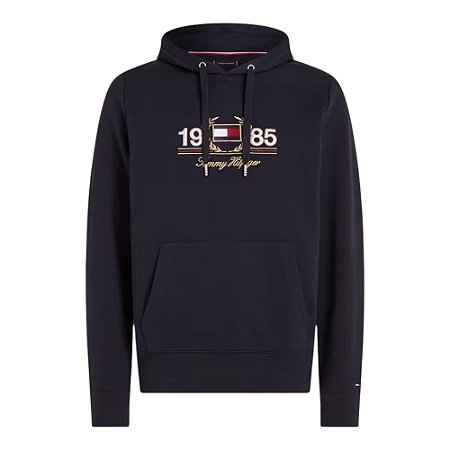Moletom Canguru Tommy Hilfiger Icon Laurel Hoody Marinho