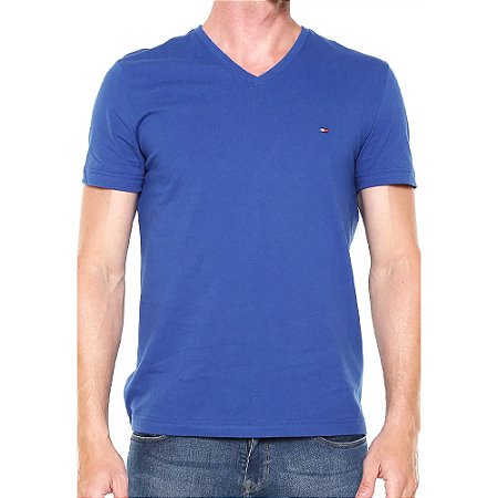 Camiseta Tommy Hilfiger Essential Cotton Tee Azul