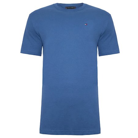 Camiseta Tommy Hilfiger Wcc Essential Cotton Tee Azul